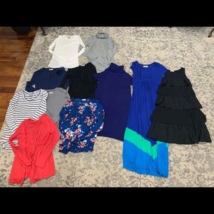 Large Lot Maternity Clothes Old Navy Size S & M